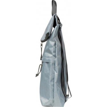 Logo trade business gifts image of: Foldable backpack STOCKTON
